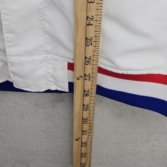 Mitchell & Ness 1991 NBA All-Star Game Charlotte Jacket Mens XL White Basketball - Picture 16 of 16